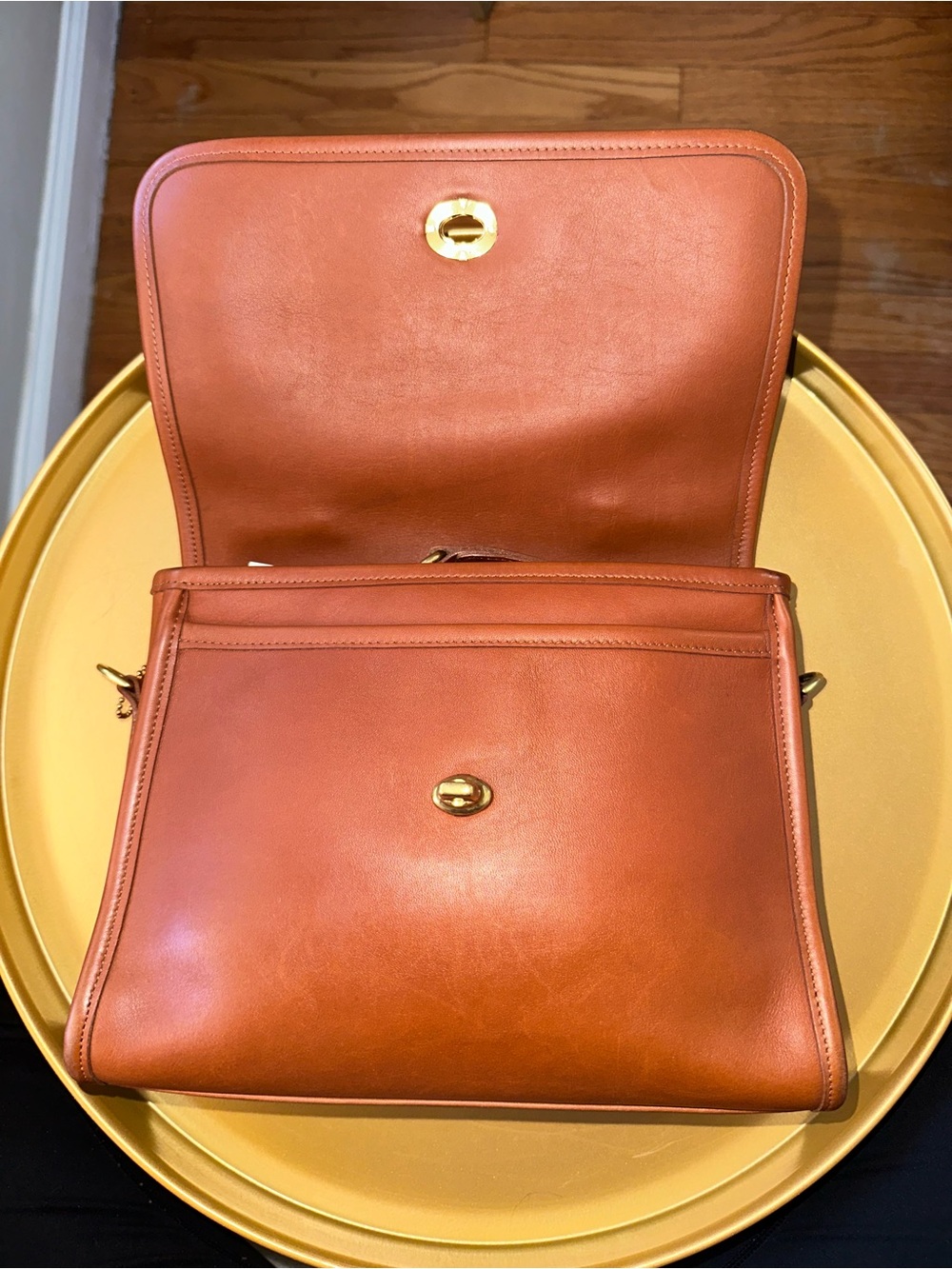 Coach Court Bag — 9870 (British Tan, 1998, Made in Turkey) - Picture 6 of 11